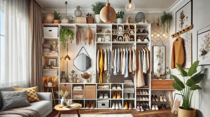 Transforme Seu Armário em um Espaço de Decoração Criativa e Funcional